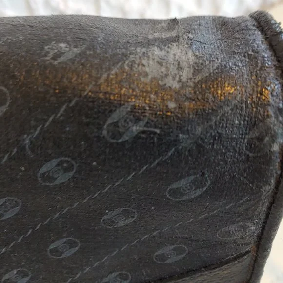 GUCCI VINTAGE Accessory Collection Convertible Envelope Clutch Purse Navy - Picture 15 of 16